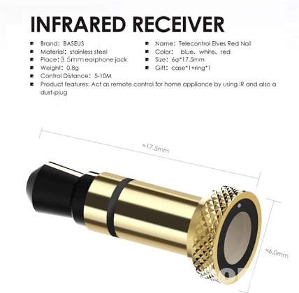 3.5mm Remote control / Radio Antenna Dust Plug